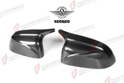 AUTHENTIC SOOQOO DRY CARBON SIDE MIRROR COVERS for BMW X3 G01 X4 G02 2019+ Forza Performance custom fit buy M Style