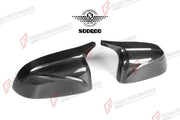 AUTHENTIC SOOQOO DRY CARBON SIDE MIRROR COVERS for BMW X3 G01 X4 G02 2019+ Forza Performance custom fit buy M Style