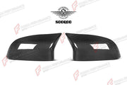 AUTHENTIC SOOQOO DRY CARBON SIDE MIRROR COVERS for BMW X5 F15 X6 F16 2015 - 2019 Forza Performance custom fit buy M Style