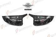 AUTHENTIC SOOQOO DRY CARBON SIDE MIRROR COVERS for BMW X5 G05 X6 G06 2019+ Forza Performance custom fit buy M Style