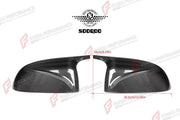 AUTHENTIC SOOQOO DRY CARBON SIDE MIRROR COVERS for BMW X5 G05 X6 G06 2019+ Forza Performance custom fit buy M Style
