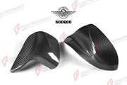 AUTHENTIC SOOQOO DRY CARBON SIDE MIRROR COVERS for BMW X5M F95 PRE-LCI 2019 - 2023 Forza Performance custom fit buy OEM Style