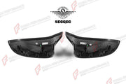 AUTHENTIC SOOQOO DRY CARBON SIDE MIRROR COVERS for BMW X5M F95 PRE-LCI 2019 - 2023 Forza Performance custom fit buy OEM Style