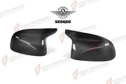 AUTHENTIC SOOQOO DRY CARBON SIDE MIRROR COVERS for BMW X6M F96 PRE-LCI 2020 - 2023 Forza Performance custom fit buy OEM Style