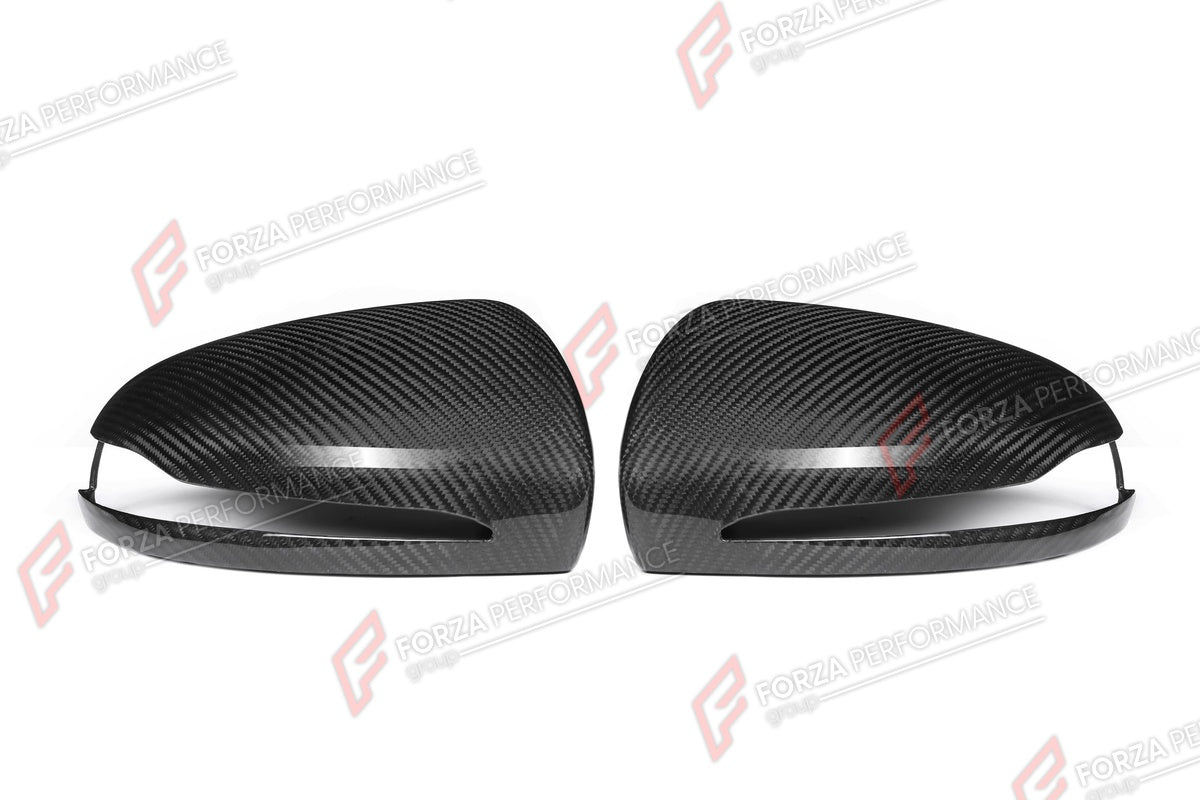AUTHENTIC SOOQOO DRY CARBON SIDE MIRROR COVERS for MERCEDES-BENZ S-CLASS W222 LHD 2018 - 2021 Forza Performance custom fit buy OEM style design