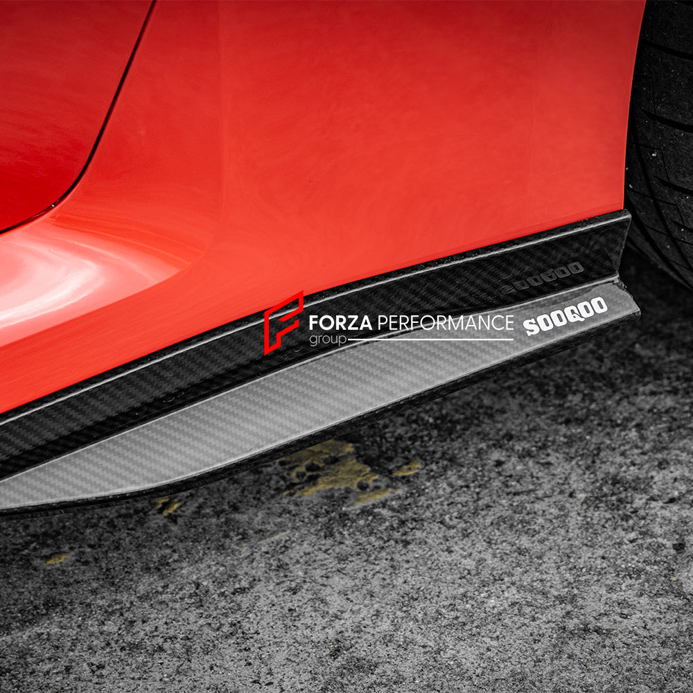 AUTHENTIC SOOQOO DRY CARBON SIDE SKIRTS for BMW M2 G87 2023+

Set includes:

Side Skirts

Material: Prepreg Carbon

Note: Professional installation is required