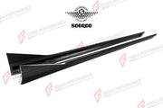 AUTHENTIC SOOQOO DRY CARBON SIDE SKIRTS for BMW M5 G90 G99 2025+ Forza Performance custom fit buy MP Style
