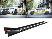 AUTHENTIC SOOQOO DRY CARBON SIDE SKIRTS for BMW M5 G90 G99 2025+ Forza Performance custom fit buy MP Style