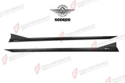 AUTHENTIC SOOQOO DRY CARBON SIDE SKIRTS for BMW M5 G90 G99 2025+ Forza Performance custom fit buy MP Style