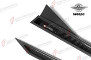 AUTHENTIC SOOQOO DRY CARBON SIDE SKIRTS for BMW M5 G90 G99 2025+ Forza Performance custom fit buy MP Style