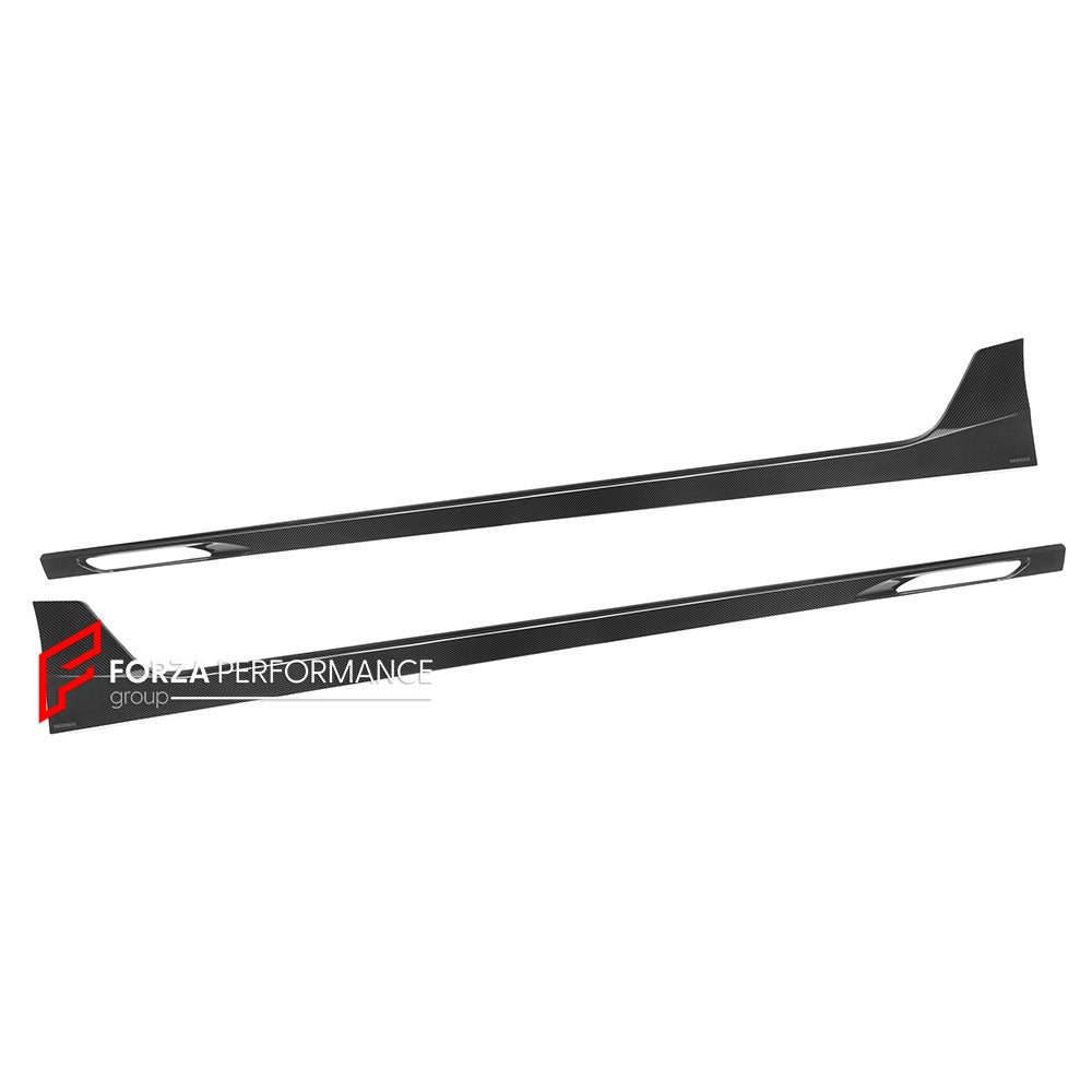 AUTHENTIC SOOQOO DRY CARBON SIDE SKIRTS for BMW M5 G90 G99 2025+

Set includes:

Side Skirts

Material: Prepreg Carbon

NOTE: Professional installation is required
