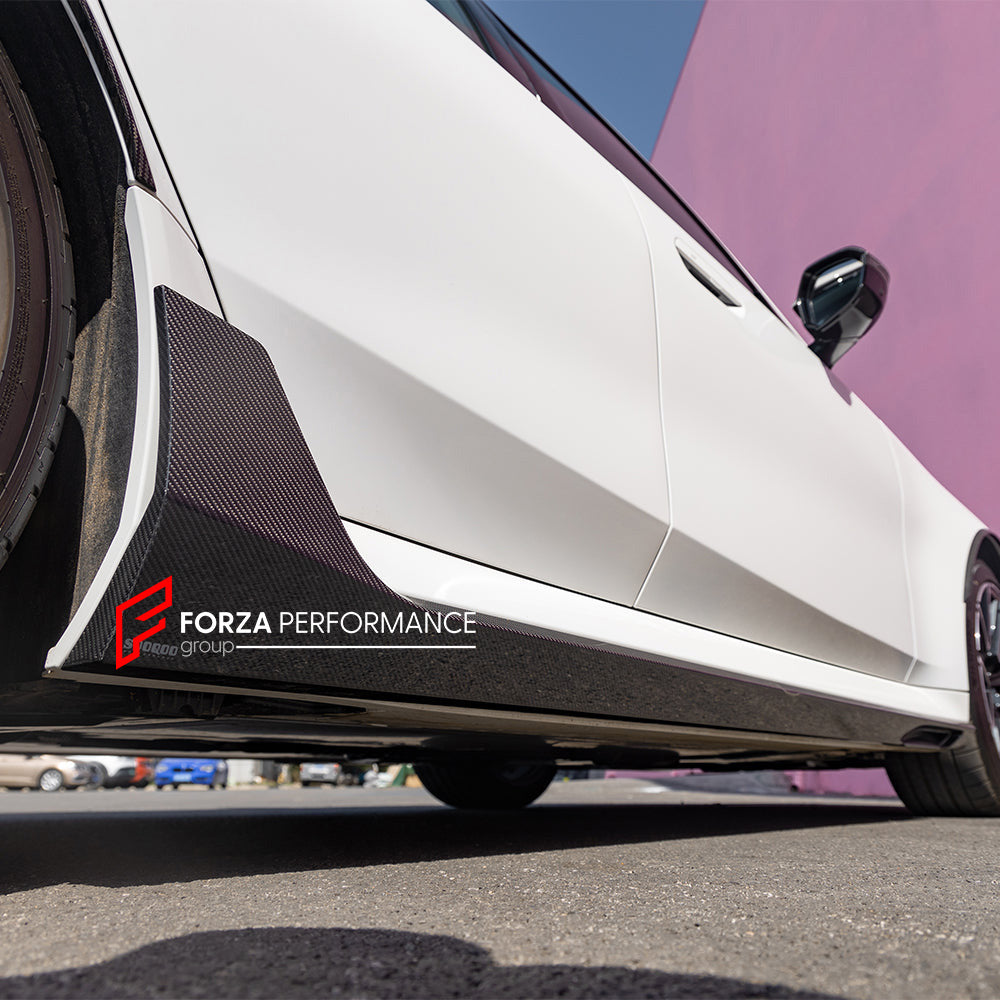 AUTHENTIC SOOQOO DRY CARBON SIDE SKIRTS for BMW M5 G90 G99 2025+

Set includes:

Side Skirts

Material: Prepreg Carbon

NOTE: Professional installation is required
