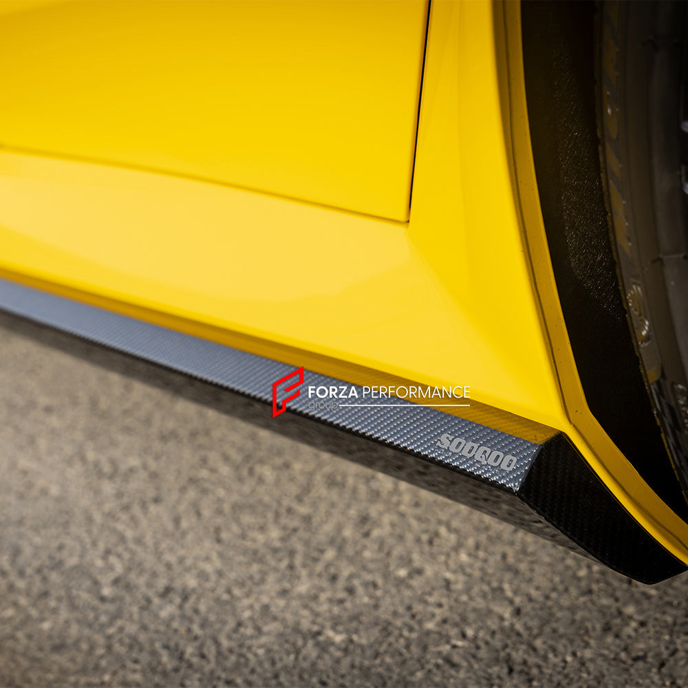 AUTHENTIC SOOQOO DRY CARBON SIDE SKIRTS for BMW M5 G90 G99 2025+

Set includes:

Side Skirts

Material: Prepreg Carbon

NOTE: Professional installation is required

Payment ►
Visa
Mastercard
PayPal with a credit card (add 4.4% at checkout)
Payoneer
Cryptocurrency
Shipment ►
By express DHL/UPS/TNT/FedEx
To the local international airport
Special line by air
Special line by the sea
To Europe and the UK by train

Please let us know which shipping option you prefer.