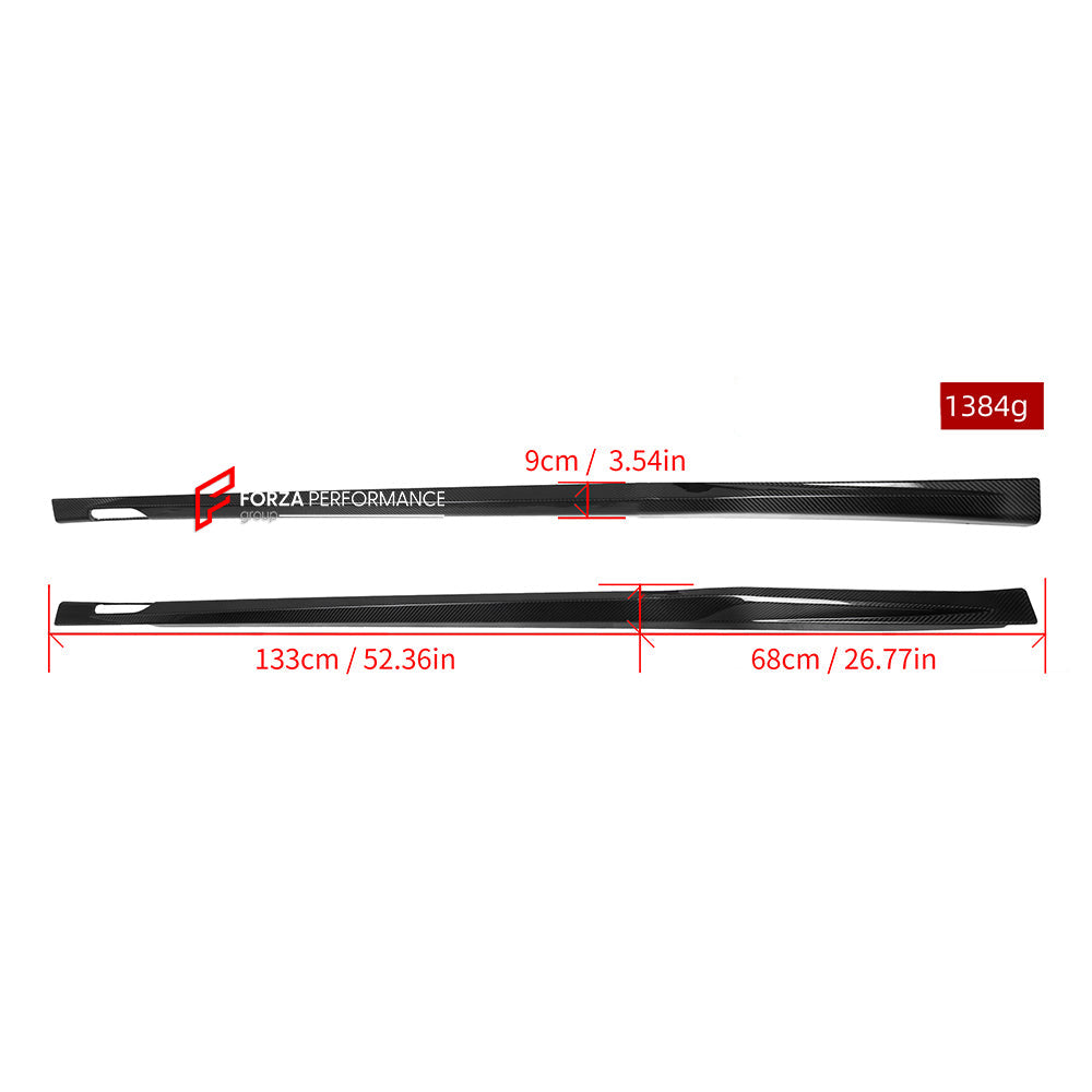 AUTHENTIC SOOQOO DRY CARBON SIDE SKIRTS for BMW X3M F97 LCI X4M F98 LCI 2022+

Set includes:

Side Skirts

Material: Prepreg Carbon

Note: Professional installation is required