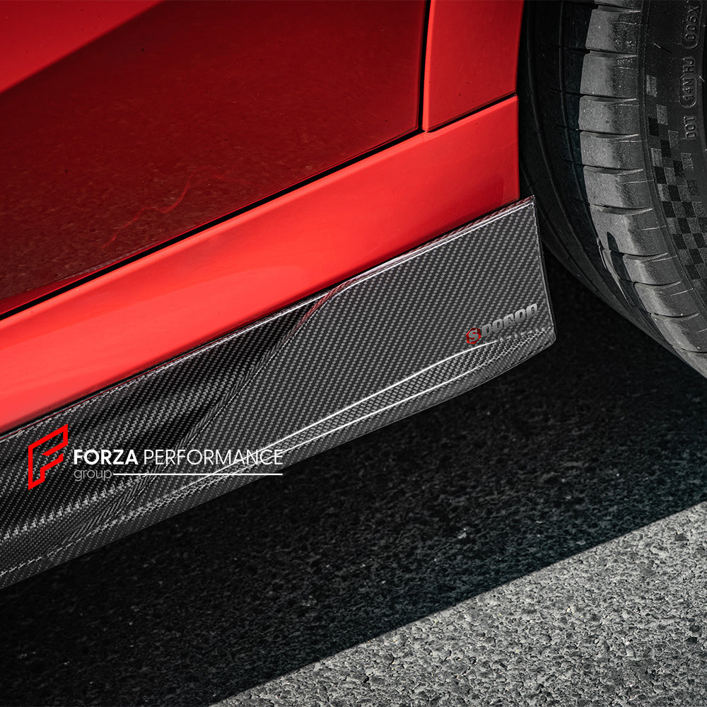 AUTHENTIC SOOQOO DRY CARBON SIDE SKIRTS for BMW X6 G06 2020+ X6M F96 2020+
Set includes:
Side Skirts
Material: Prepreg Carbon
Note: Professional installation is required