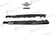 AUTHENTIC SOOQOO DRY CARBON SIDE SKIRTS for BMW X6 G06 X6M F96 LCI 2023+ Forza Performance custom fit buy MP Style