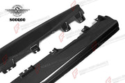 AUTHENTIC SOOQOO DRY CARBON SIDE SKIRTS for BMW X6 G06 X6M F96 LCI 2023+ Forza Performance custom fit buy MP Style