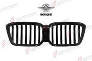 AUTHENTIC SOOQOO DRY CARBON SINGLE SLAT FRONT GRILLE for BMW X3 G01 X4 G02 LCI 2022+ Forza Performance custom fit buy OEM Style
