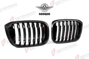 AUTHENTIC SOOQOO DRY CARBON SINGLE SLAT FRONT GRILLE for BMW X3M F97 X4M F98 PRE-LCI 2019 - 2021 Forza Performance custom fit buy OEM Style