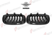 AUTHENTIC SOOQOO DRY CARBON SINGLE SLAT FRONT GRILLE for BMW X3M F97 X4M F98 PRE-LCI 2019 - 2021 Forza Performance custom fit buy OEM Style