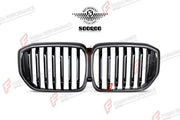 AUTHENTIC SOOQOO DRY CARBON SINGLE SLAT FRONT GRILLE for BMW X5 G05 LCI 2023+ Forza Performance custom fit buy OEM Style