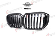 AUTHENTIC SOOQOO DRY CARBON SINGLE SLAT FRONT GRILLE for BMW X5 G05 LCI 2023+ Forza Performance custom fit buy OEM Style