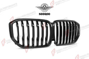 AUTHENTIC SOOQOO DRY CARBON SINGLE SLAT FRONT GRILLE for BMW X5 G05 PRE-LCI 2019 - 2023 Forza Performance custom fit buy OEM Style