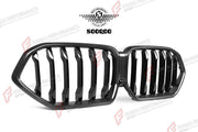 AUTHENTIC SOOQOO DRY CARBON SINGLE SLAT FRONT GRILLE for BMW X6 G06 PRE-LCI 2020 - 2023 Forza Performance custom fit buy OEM Style
