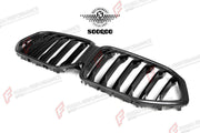 AUTHENTIC SOOQOO DRY CARBON SINGLE SLAT FRONT GRILLE for BMW X6 G06 PRE-LCI 2020 - 2023 Forza Performance custom fit buy OEM Style