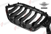 AUTHENTIC SOOQOO DRY CARBON SINGLE SLAT FRONT GRILLE for BMW X6M F96 PRE-LCI 2020 - 2023 Forza Performance custom fit buy OEM style design