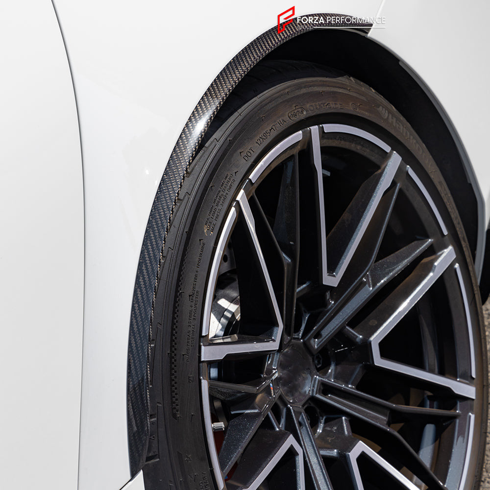 AUTHENTIC SOOQOO DRY CARBON WHEEL ARCH TRIM for BMW M5 G90 G99 2025+

Set includes:

Wheel Arch Trim


Material: Dry Carbon

NOTE: Professional installation is required

Payment ►
Visa
Mastercard
PayPal with a credit card (add 4.4% at checkout)
Payoneer
Cryptocurrency
Shipment ►
By express DHL/UPS/TNT/FedEx
To the local international airport
Special line by air
Special line by the sea
To Europe and the UK by train

Please let us know which shipping option you prefer.
