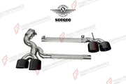 AUTHENTIC SOOQOO EXHAUST SYSTEM for BMW X3 G45 G48 2025+

Set includes:

Mid Pipe
Exhaust Tips
Material: Stainless Steel (Can be made of Titanium)

Production time: 10–15 days