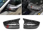 AUTHENTIC SOOQOO FORGED CARBON SIDE MIRROR COVERS for BMW M5 F90 LHD 2017 - 2023 Forza Performance custom fit buy OEM Style