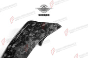 AUTHENTIC SOOQOO FORGED CARBON SIDE MIRROR COVERS for BMW M5 F90 LHD 2017 - 2023 Forza Performance custom fit buy OEM Style