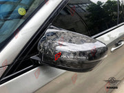AUTHENTIC SOOQOO FORGED CARBON SIDE MIRROR COVERS for BMW M5 F90 LHD 2017 - 2023 Forza Performance custom fit buy OEM Style