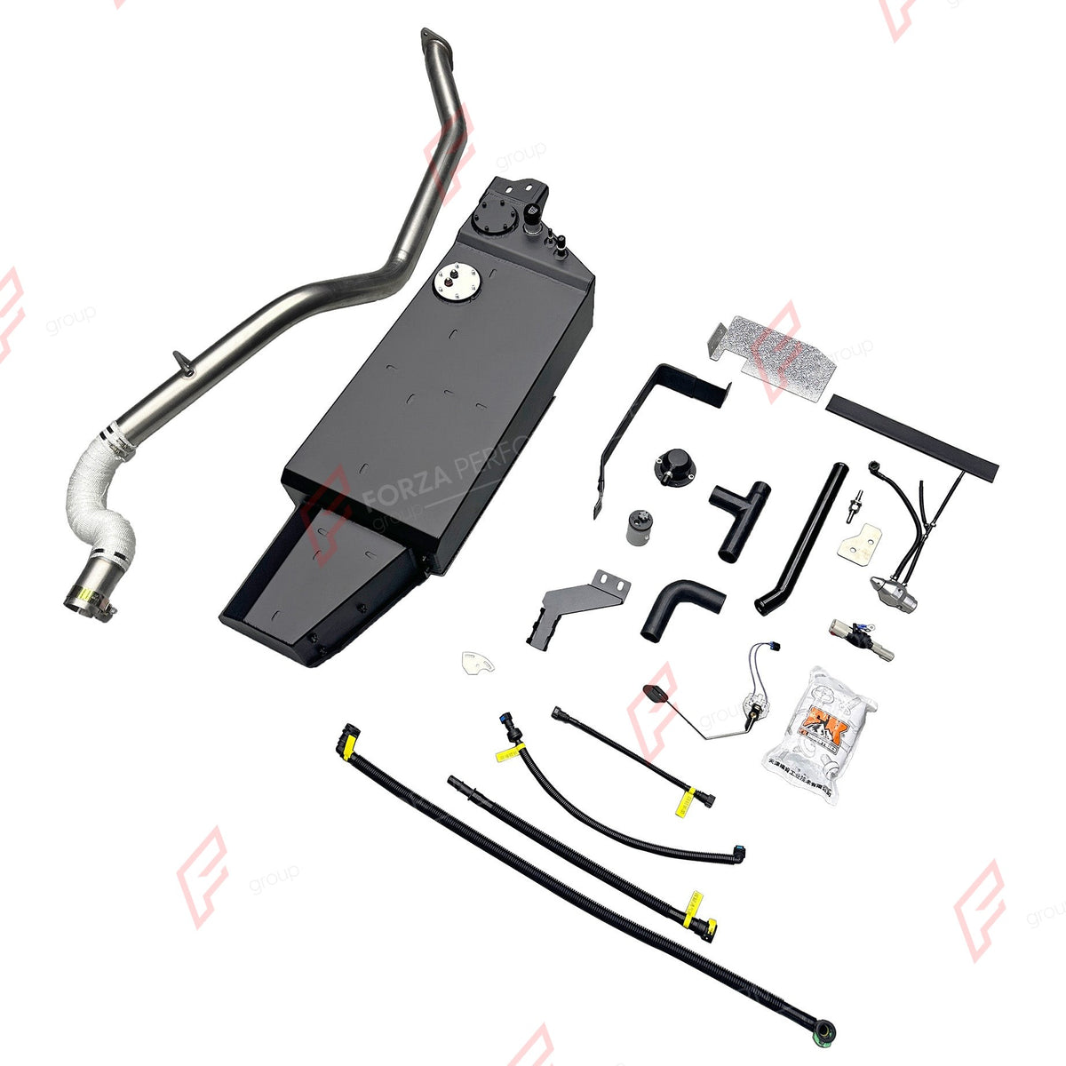 AUXILIARY LONG RANGE FUEL TANK SYSTEM 63L (EXTRA 17 GAL) EXTENDED RANGE for FORD BRONCO U725 2.3T 2.7T GASOLINE (4-DOOR) 2021+