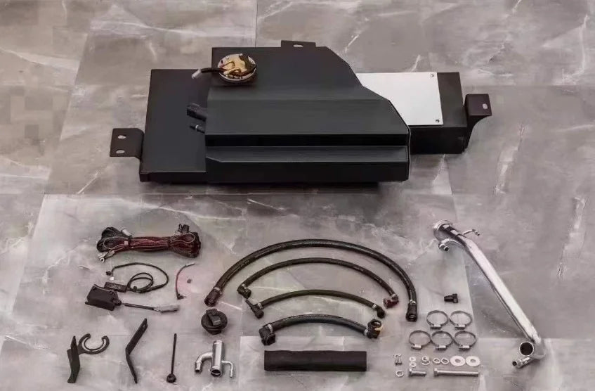 AUXILIARY FUEL GAS TANK for GWM TANK 300 2020+

Set includes:

Gas Fuel Tank
Fuel Pump
Installation Manual

Material: Steel

Tank Capacity: 72 / 85 / 87 litre (19 / 22.4 / 23 Gallon)

Note: Professional installation is required.