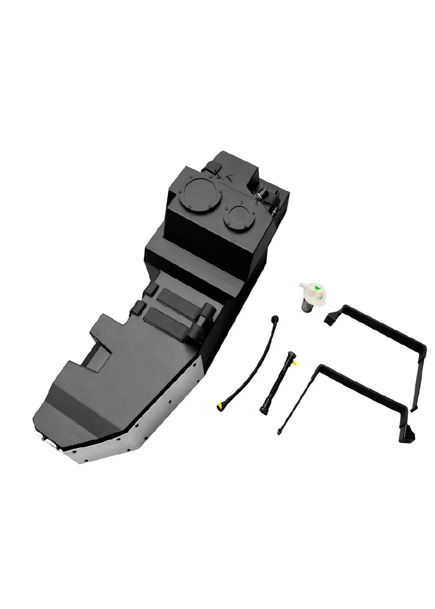 AUXILIARY FUEL GAS TANK for LEXUS LX600 J300 2021+

Set includes:

Gas Fuel Tank
Fuel Pump
Installation Manual

Material: Steel

Tank Capacity: 110 litre (29 Gallon)

Note: Professional installation is required.