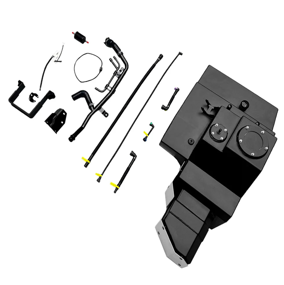AUXILIARY FUEL GAS TANK for LEXUS LX700H 2021+

Set includes:

Gas Fuel Tank
Fuel Pump
Installation Manual
Replacement Gas / Fuel Tank 110 litre, 29 gallon (Optional)

Material: Steel

Tank Capacity: 54 litre (14.2 Gallon)

Note: Professional installation is required.