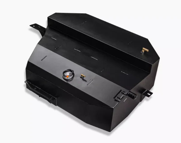 AUXILIARY FUEL GAS TANK for NISSAN ARMADA Y62 2017 - 2024

Set includes:

Gas Fuel Tank
Fuel Pump
Installation Manual

Material: Steel

Tank Capacity: 150 litre (39.62 Gallon)

Note: Professional installation is required.