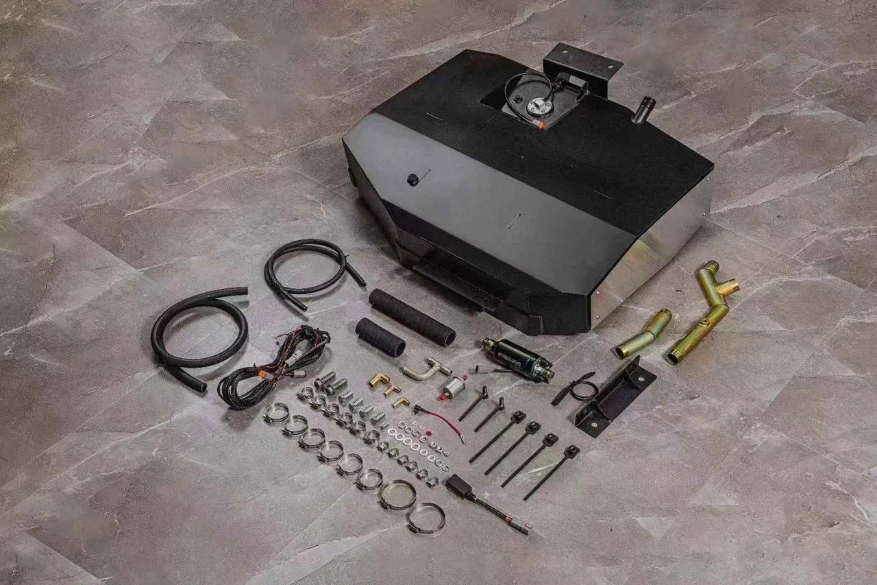 AUXILIARY FUEL GAS TANK for BAIC BJ40 2 2021+

Set includes:

Gas Fuel Tank
Fuel Pump
Installation Manual

Material: Steel

Tank Capacity: 100 litre (26.4 Gallon)

Note: Professional installation is required.