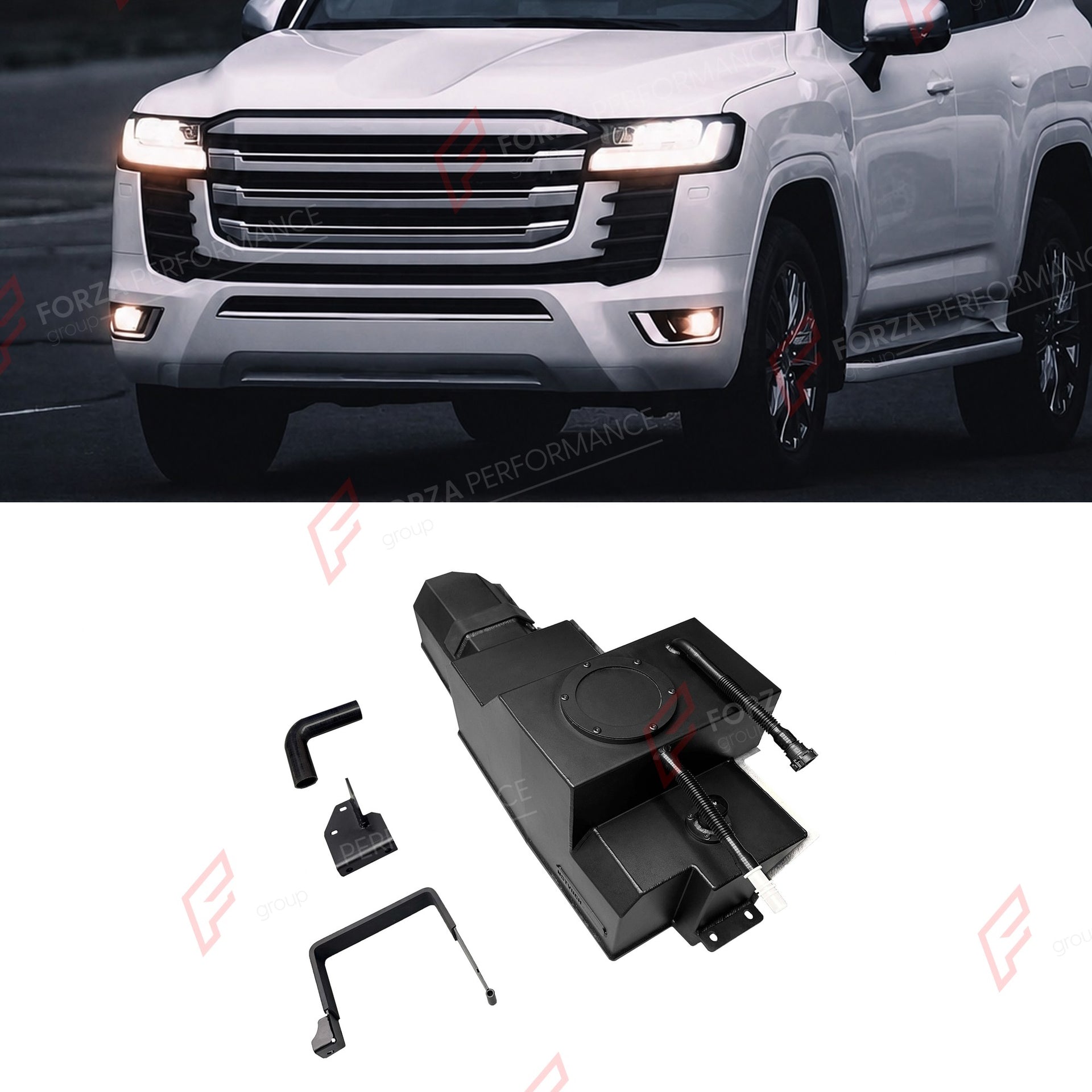 AUXILIARY LONG RANGE FUEL TANK SYSTEM 54L (EXTRA 14 GAL) EXTENDED RANGE for TOYOTA LAND CRUISER LC300 3.3T EU SPEC DIESEL 2021+