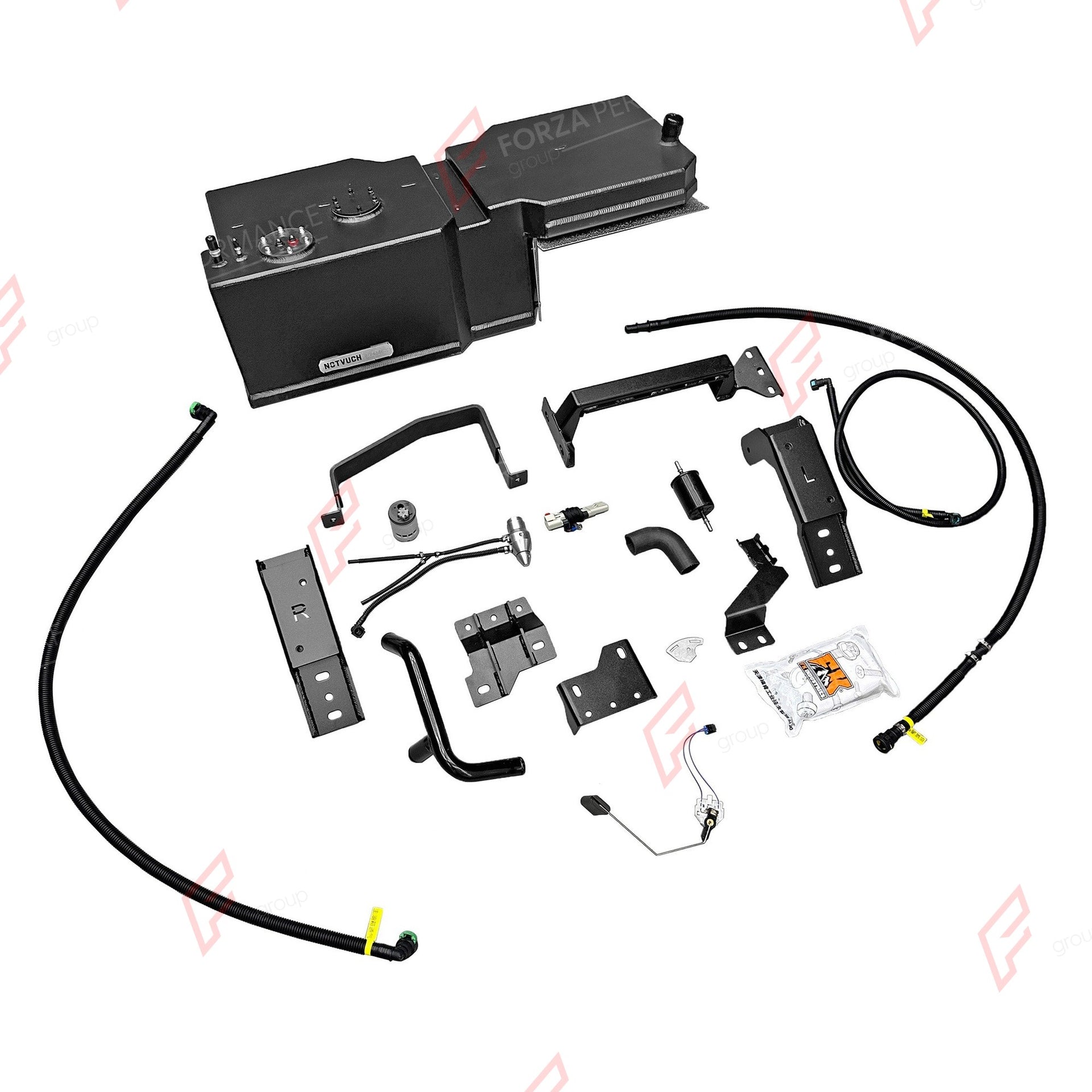 AUXILIARY LONG RANGE FUEL TANK SYSTEM 60L (EXTRA 16 GAL) EXTENDED RANGE for FORD BRONCO 2.7T GASOLINE (4-DOOR) 2021+