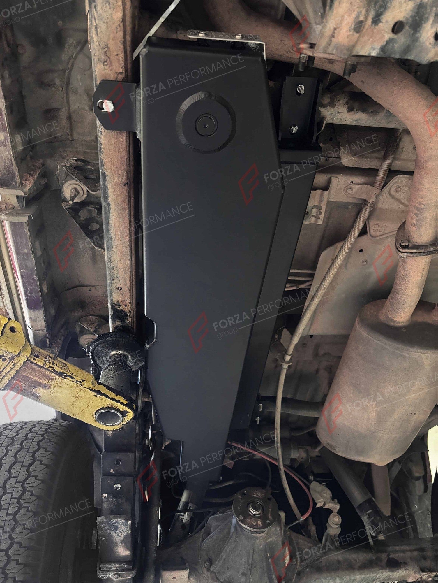 AUXILIARY LONG RANGE FUEL TANK SYSTEM 45L (EXTRA 12 GAL) EXTENDED RANGE for TOYOTA LAND CRUISER LC76 2.8T DIESEL 2007+