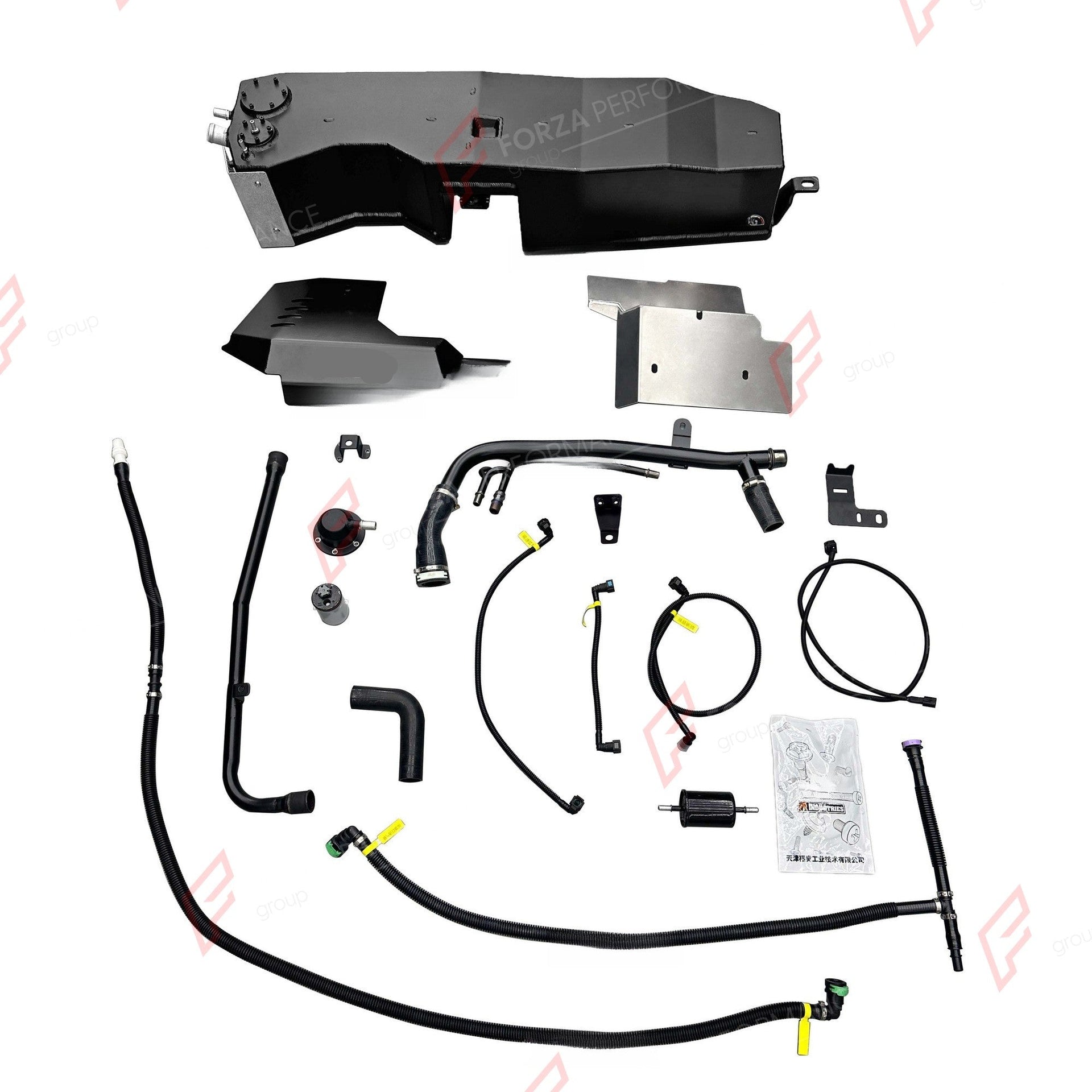 AUXILIARY LONG RANGE FUEL TANK SYSTEM 45L (EXTRA 12 GAL) EXTENDED RANGE for TOYOTA LAND CRUISER PRADO LC250 2.4T PETROL 2023+