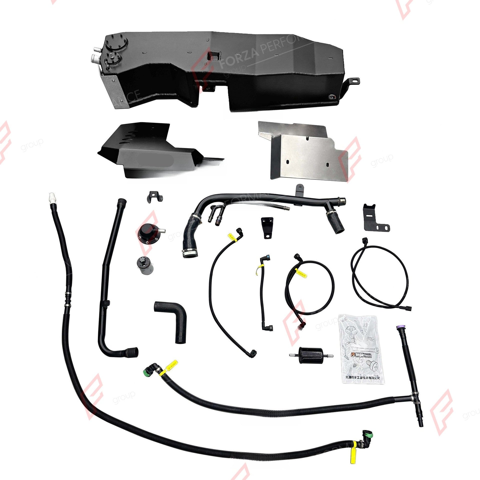 AUXILIARY LONG RANGE FUEL TANK SYSTEM 45L (EXTRA 12 GAL) EXTENDED RANGE for TOYOTA LAND CRUISER PRADO LC250 2.8T DIESEL 2023+