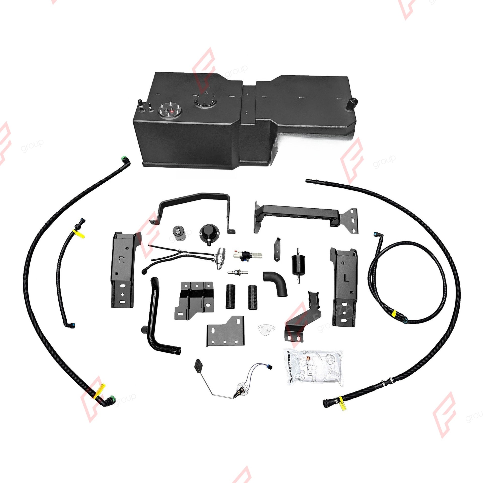 AUXILIARY LONG RANGE FUEL TANK SYSTEM 60L (EXTRA 16 GAL) EXTENDED RANGE for FORD BRONCO 2.3T GASOLINE (4-DOOR) 2021+