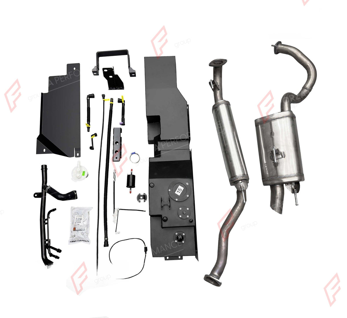 AUXILIARY LONG RANGE FUEL TANK SYSTEM 60L (EXTRA 16 GAL) EXTENDED RANGE for LEXUS GX550 2.4T PETROL 2024+