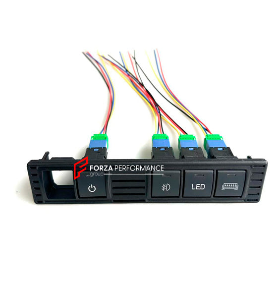 AUXILIARY UPFITTER SWITCH PANEL for TOYOTA LAND CRUISER 250 LC 250 2023+

Set includes:

Switch Panel

Material: Plastic.

Note: Professional installation is required.