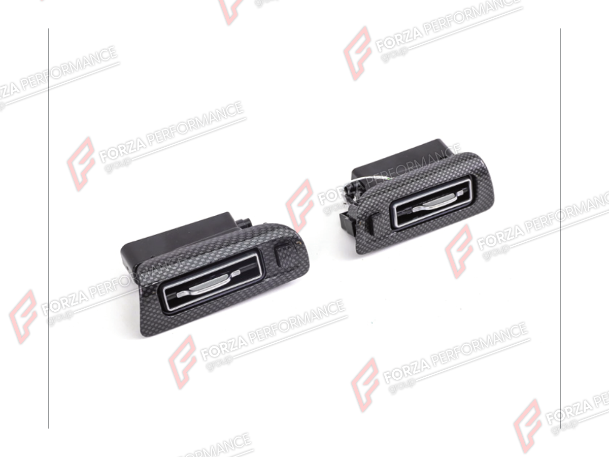 B-PILLAR AIR VENTS WITH LIGHTS for MERCEDES-BENZ G-CLASS W464 G63 G350 G350D G400D G500 G550 2019 - 2024

Set includes:
B-Pillar Air Vents With Lights

Material: Plastic

NOTE: Professional installation is required.